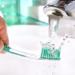 how to clean a toothbrush